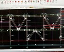 建築鉄骨図面のサポートを致します。ます 一般図、基準図、詳細図、リアル４での見積り用データ入力も可 イメージ3