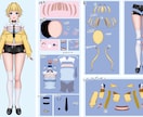 あなただけのvtuberをデザインします 女性vtuber様向けのプラン！商用利用込み！ イメージ3