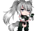 2頭身のかわいい立ち絵描きます アクリルグッズ、動画の立ち絵など、様々な所で使いやすいです！ イメージ3