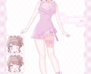 商用OKのイラストを描きます 衣装デザイン可能!かわいいイラストを制作いたします イメージ8