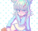 商用利用可能なイラスト描きます 可愛い女の子男の子、動物デフォルメキャラ描きます イメージ8