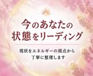 今のあなたの状態をリーディングします お悩みや現状をエネルギーや流れの視点から丁寧に整理します イメージ1