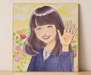 手描きの水彩アニメ風似顔絵をお届けします 還暦祝い・お誕生日・結婚記念日など、さまざまな贈り物に☆ イメージ3