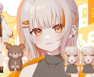 値下中！綺麗に動くVtuberモデル制作いたします イラスト持込可！イラスト～モデリングまで一括対応も！ イメージ9