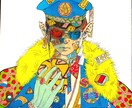 昔風のような個性的な絵を描きます アナログならではの絵をここに!観賞用の原画やデータなど! イメージ6