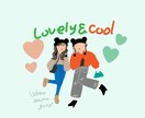 海外風タッチ♡で可愛いイラスト描きます SNS用アイコンや一枚ものイラストならお任せください！ イメージ1