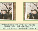 ゲストへのギフトも兼ねた結婚式のEDを作ります 出席者の写真で感謝を伝えるED。写真はメッセージカードに！ イメージ3