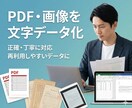 PDFや画像を、テキストデータに文字起こしします 迅速対応！資料や報告書を再利用できる文字データに変換します イメージ1