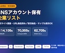 SNS企業リスト1,000件お試し価格で提供します SNS、Web関連の仕事をされている皆様におすすめです イメージ1