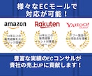 ECのプロが売上UPに貢献★2週間コンサルします amazon 楽天 ヤフー コンサル♪集客  SEO 相談◎ イメージ3