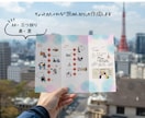 A4三つ折り　おしゃれな『旅のしおり』を作成します 旅の段取りセンスよくまとめます。特別な旅に持ち運びやすい1枚 イメージ1
