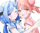 最短1日納品、可愛い貴方だけのイラストを描きます VTuberさんなどもお気軽にご利用ください イメージ5