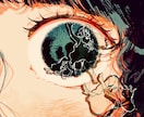 画面のスクロールを止めるイラストを描きます 動画内・サムネイル・壁紙・ポスター等お好みの形で イメージ3