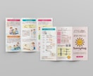 折りチラシ・パンフレット制作いたします 初めてでもOK！魅力を伝える企業案内・店舗紹介をお作りします イメージ9