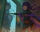 圧倒的ハイクオリティな一枚絵描きます プロが圧倒的画力でダークでなイラスト描きます イメージ6