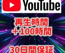 YouTube再生時間を「100時間」増やします あなたの動画の再生時間、+１００時間増やします! イメージ1
