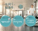 運動&正しい食事方法についてレクチャーをします 一生続く理想の体を一緒に作っていきましょう イメージ1