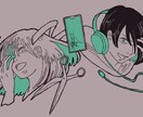 色数限定でおしゃれな人物イラスト描きます SNS、MV・動画サムネイル、表紙、記念日イラスト等に！ イメージ9