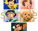 写真からポップで目立つSNSアイコンを作ります X・Threads・noteで使える自分だけのアイコン イメージ1