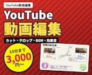 10分3,000円！YouTube動画を編集します カット・テロップ・BGM・効果音まで丸ごとお任せ イメージ1