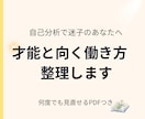 あなただけの理想キャリア実現サポートします 自己分析で迷子のあなたへ、才能と向く働き方を整理します イメージ1