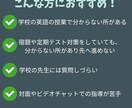 チャットで中高生の英語学習をサポートします 現役大学生が30日間、英語のご質問にお答えするサービスです イメージ2