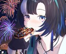 １枚絵のイラストを制作します 可愛くキラキラしたキャラクター描きます！ イメージ3