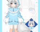 パーツ分けイラスト描きます 可愛い絵柄が得意です！VTuberデビューを応援！ イメージ5