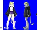 オリジナルVTuber向け3Dモデル一貫制作します VTuberとして活動したい方、3Dアバターを持ちたい方へ。 イメージ1