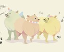 シンプル！可愛い！個性的！なペットイラスト描きます ワンちゃん好きデザイナーがあなたの大切な家族をイラストに！ イメージ8