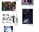 イラスト描きます キャラの等身高め作画を依頼したい方。 イメージ1