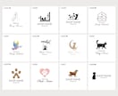 犬や猫など動物のデザインのおしゃれなロゴ作成します 低価格・短期間おしゃれなロゴ制作します イメージ6
