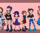 商用 大歓迎! ポップでパンクなイラストを描きます MV用静止画、グッズ、観賞用などオリジナルイラスト！！ イメージ8