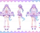 目を惹くキャラクターの立ち絵を制作します Vライバー向けの高クオリティイラスト！ イメージ3