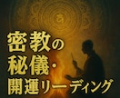 密教の秘儀・開運リーディングします 魂に宿る使命と転機を読み解く秘法【仏の智慧とご加護】 イメージ1