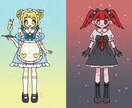女性のキャラクターデザインします あなたの創作活動をもっと豊かに！ イメージ3