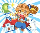 ポップでゆるかわいいミニキャラ描きます ◎商用利用可、マスコットキャラクター、子供向けイラストなどに イメージ6