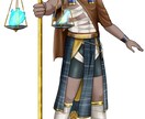 オリジナルキャラクター作ります ゲームのキャラクター立ち絵やグラフィック描きます イメージ4