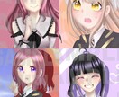 サムネイル等！あなただけのイラストをお描きします アニメ塗りの可愛い絵柄で世界で一つだけのイラストを描きます！ イメージ3