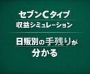 セブンCタイプ収益シミュレーション作ります 日販別のリアルな手残りが分かります イメージ1