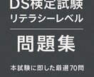 本試験再現！DS検定問題集・厳選70問を提供します 出題傾向徹底再現！厳選問題で学習効率UP！ イメージ1
