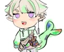 ミニキャラを描きます 動画や配信、その他色々と使えるミニキャラを描きます イメージ3