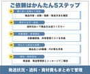 フリマ商品の保管・梱包・発送を代行します 売れたらQR画像・PDFを送るだけ！匿名配送にも対応 イメージ4