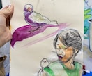 東京藝大出身者が挿絵を描きます 挿絵に使う人物や植物などのスケッチをします イメージ7