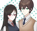 アイコンやサムネ、立ち絵に使えるイラスト制作します SNSアイコンや配信、TRPG等に使えるイラスト/立ち絵に♪ イメージ5