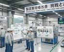 製造現場の改善・生産性向上を支援します IEと現場経験を活かし、改善の着眼点と優先順位を明確にします イメージ1