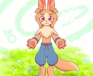 マスコット・ケモノイラスト制作をいたします もふもふなケモノイラストをお届け致します！ イメージ7