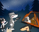 とぼけ顔が愛しい！デフォルメ犬イラストお描きします 見れば見るほどクセになる、あの子のとぼけ顔 イメージ9