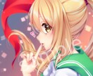 SNS等のアイコンに使える可愛い女の子お描きします 夢主やオリキャラなども可能です！！ イメージ5