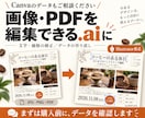 Canva・PDF・画像を編集できるaiに整えます 文字や価格を直せるデータへ。購入前に対応範囲をご案内 イメージ4
